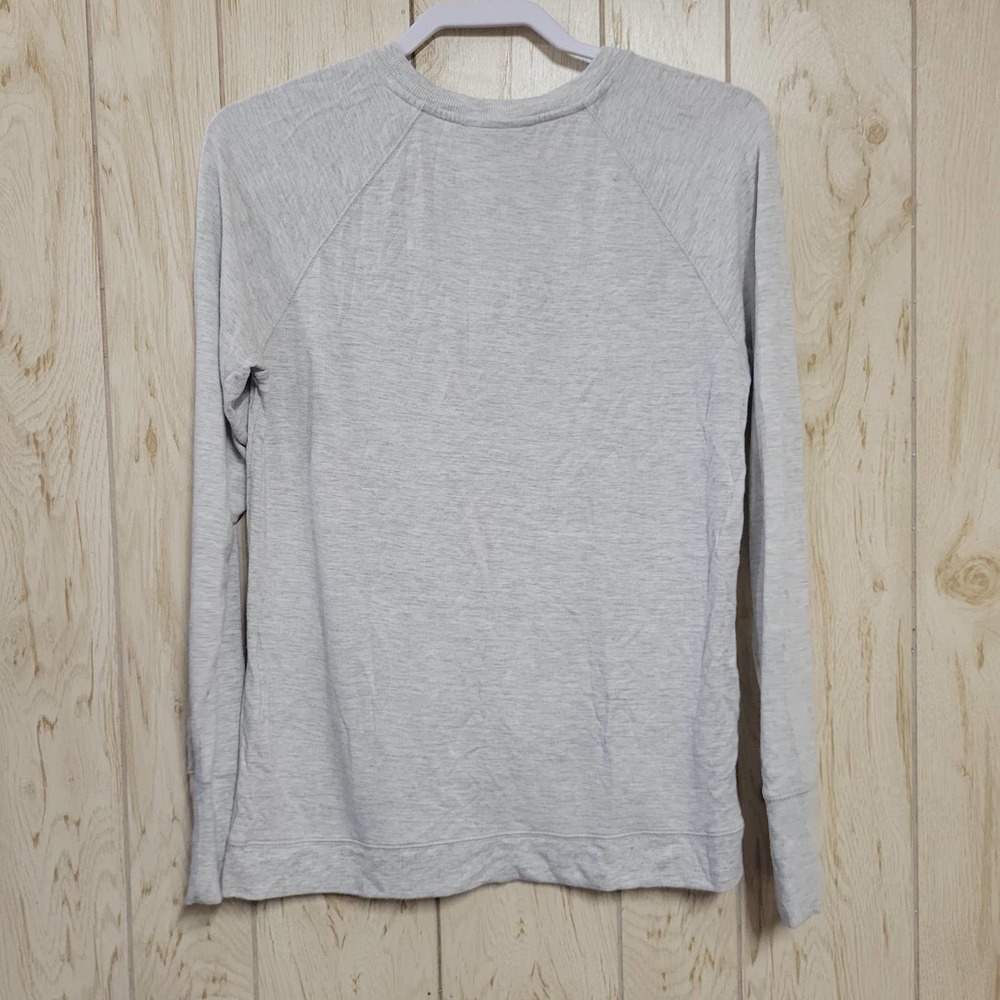 Athleta Crossover Heathered Gray Pullover Sweater… - image 6